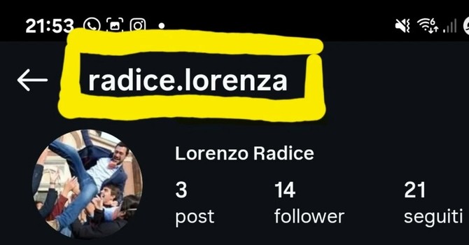 La segnalazione di Lorenzo Radice