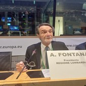 Il presidente Fontana (foto d'archivio)