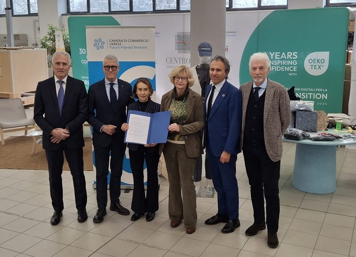 I firmatari del protocollo al CentroCot di MalpensaFiere