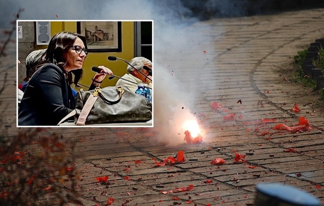 Nel riquadro, la consigliera comunale Claudia Cozzi