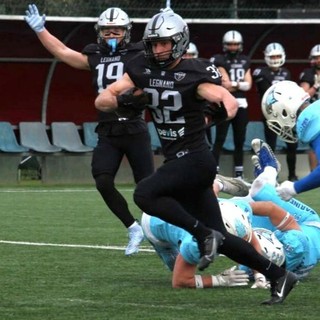 Brovelli in endzone (foto Marcellini)
