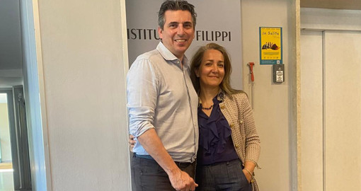 La presidente della Federazione italiana servizi per il Made in Italy, Luisa Bamonte, ha incontrato Andrea Sinigaglia, direttore generale dell’Istituto De Filippi La presidente della Federazione italiana servizi per il Made in Italy, Luisa Bamonte, ha incontrato Andrea Sinigaglia, direttore generale dell’Istituto De Filippi