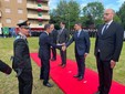 Alcuni momenti della cerimonia tenutasi questo pomeriggio al Comando Provinciale di Varese
