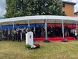 Alcuni momenti della cerimonia tenutasi questo pomeriggio al Comando Provinciale di Varese