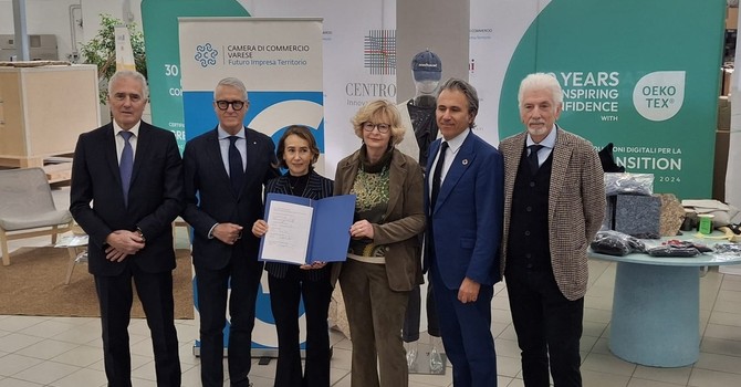 I firmatari del protocollo al CentroCot di MalpensaFiere