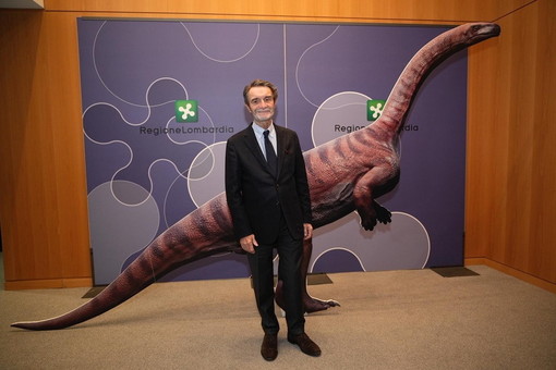 Impronte di dinosauro in Lombardia, Fontana: scoperta eccezionale Impronte di dinosauro in Lombardia, Fontana: scoperta eccezionale