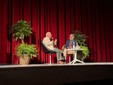 Uno scatto della prima sera al Sociale Uno scatto della prima sera al Sociale