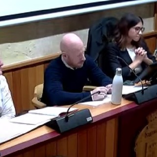 Al centro, il sindaco Marco Baroffio
