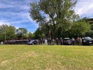 Alcuni momenti della cerimonia tenutasi questo pomeriggio al Comando Provinciale di Varese