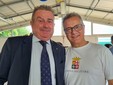 Con l'assessore Alessandro Albani al termine della cerimonia