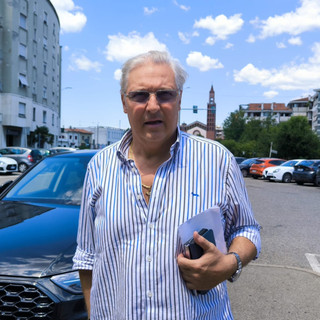 Giancarlo Travagin questa mattina al Buon Gesù