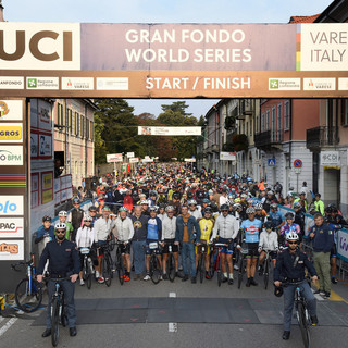 La partenza della Gran Fondo 2022