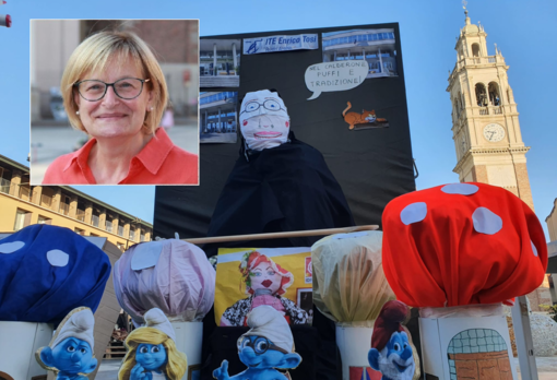 Una delle gioeubie oggetto di discussione negli passati. Nel riquadro, la consigliera Berutti