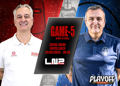 Basket, serie B. Tutto in 40 minuti: Knights e Luiss Roma si giocano la stagione in Gara 5