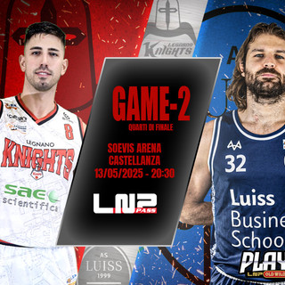 Knights stasera di nuovo in campo, c'è gara-2 alla Soevis Arena