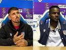 Leandro Greco e King Udoh dopo la partita con il Trento
