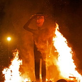 Un falò nelle precedenti edizioni in Valle, Solbiate