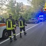 Le immagini dell'incidente stradale sulla statale a Gemonio