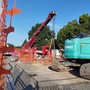 Il cantiere Alfa di via Montale a Gallarate