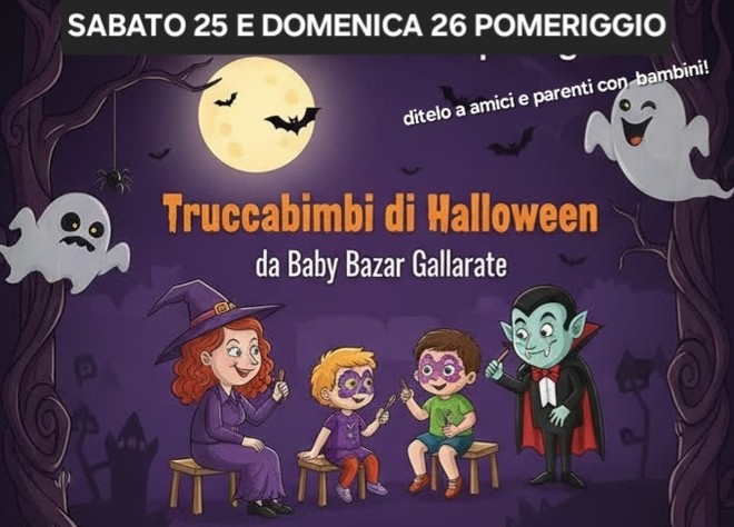 In via Cappuccini 3 a Gallarate abbigliamento, giochi, libri e attrezzature per bambini trovano una seconda vita. E nel weekend 25-26 ottobre si festeggia Halloween! (servizio a cura di Alice Mometti)