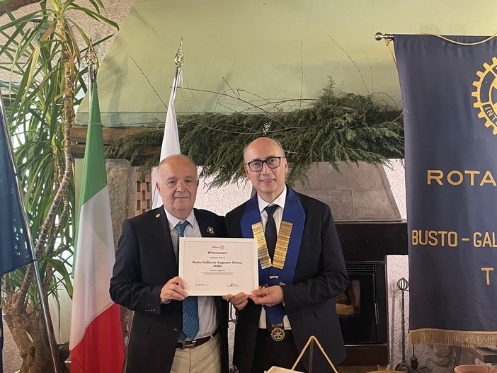 Carlo Casavecchia e il governatore Stefano Artese