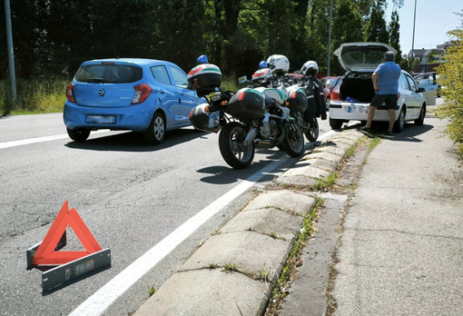 Castellanza, scontro tra auto sul Sempione