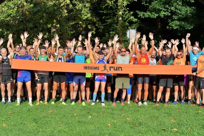 La partenza della prima edizione di Insieme Run