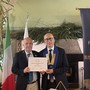 Carlo Casavecchia e il governatore Stefano Artese