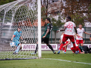 Il gol di Mattia Lacchini (Foto: Samuele Lucchi)