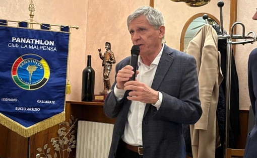 Vincenzo Martucci alla conviviale del Panathlon Club La Malpensa