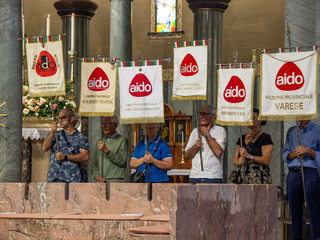 I festeggiamenti per i 40 anni del Gruppo Comunale Aido di Solbiate (foto Aldo Moroni)
