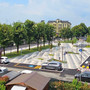 La rinnovata Piazza 25 Aprile
