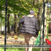 Il servizio di Rete4 a Cassano Magnago (immagine Mediaset Infinity)