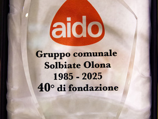 I festeggiamenti per i 40 anni del Gruppo Comunale Aido di Solbiate (foto Aldo Moroni)