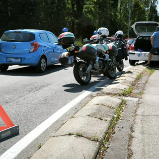 Castellanza, scontro tra auto sul Sempione