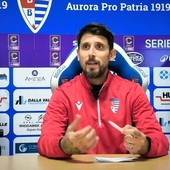 VIDEO. Greco non ha dubbi: «La Pro Patria si salverà al 100%»