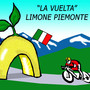 Tiziano Riverso disegna la Vuelta: satira e ciclismo tra le curve del Piemonte