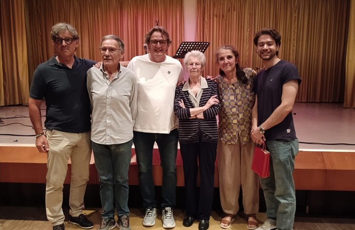 Dina Svampa allo spettacolo tributo per Nanni Svampa di Francesco Pellicini a Leggiuno