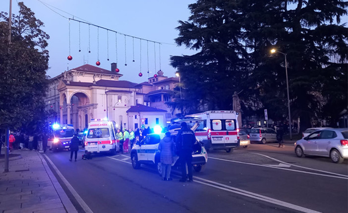 foto dell'incidente tratta da Luinonotizie.it
