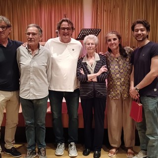 Dina Svampa allo spettacolo tributo per Nanni Svampa di Francesco Pellicini a Leggiuno