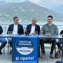 La presentazione della candidatura di Andrea Pellicini a sindaco di Luino (foto tratta da Luinonotizie.it)