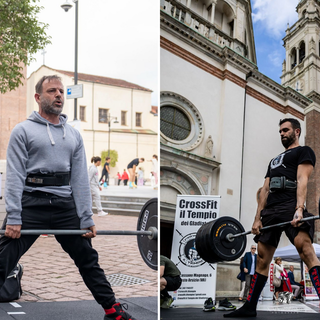 Giuseppe Lischetti, a sinistra, e coach Luigi Raffaele