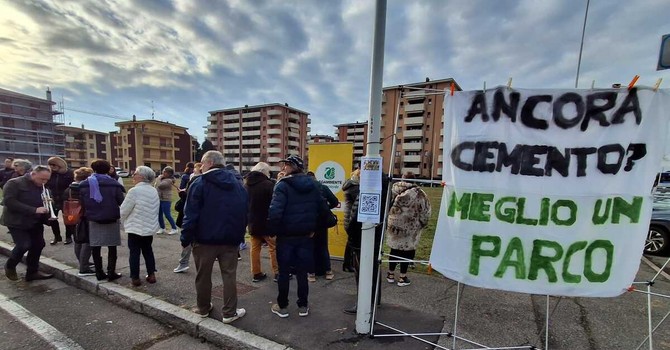 Legambiente - Presidio accanto al terreno di Beata Giuliana