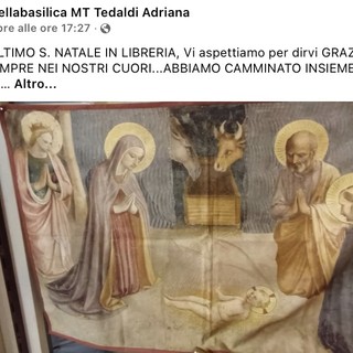 «Il nostro ultimo Santo Natale in libreria». Il messaggio che commuove Busto