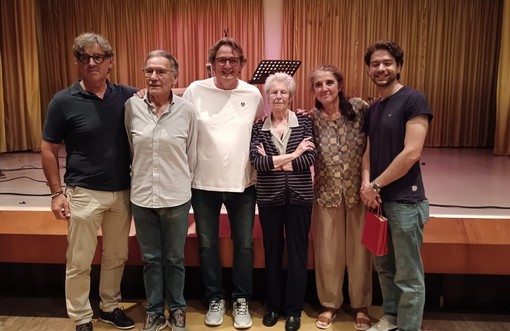 Dina Svampa allo spettacolo tributo per Nanni Svampa di Francesco Pellicini a Leggiuno