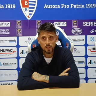 Pro Patria attesa all'esame AlbinoLeffe. Greco: «Parlare di partita decisiva mi sembra azzardato»