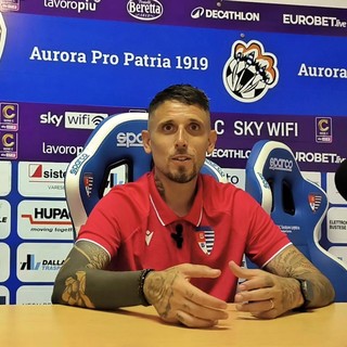 VIDEO. Pro Patria, si ricomincia. Leandro Greco: «Serve tanto coraggio»