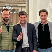 Da destra Licata, Marchesi e Iametti