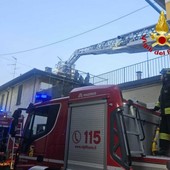 Le immagini dell'intervento dei vigili del fuoco a Lonate Pozzolo