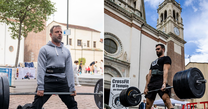 Giuseppe Lischetti, a sinistra, e coach Luigi Raffaele Giuseppe Lischetti, a sinistra, e coach Luigi Raffaele